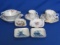 Lot of Porcelain: Spode Nut Dish, Royal Copenhagen Plaques, German Gravy w Underplate