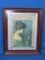 Nicely Framed & Matted Sheet Music “Toys” Woman w Toy Soldier – Frame is 15 1/2” x 12 1/2”