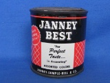Vintage Tin Bank/Candy Container “Janney Best – Janney-Semple-Hill Co. of Minneapolis