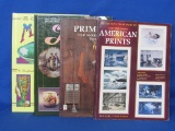 4 Collector Books: Majolica, Limoges, American Primitives & American Prints