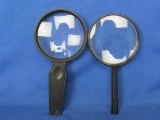 2 Magnifying Glasses – 1 metal, 1 Plastic – About 7 1/2” long