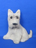 Cast Iron Doorstop or Bookend – Sad Looking Terrier or Scotty Dog – 5 1/4” tall