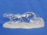 Crystal Jaguar by the Lenox Classics Crystal Collection – Made in Germany – 10 3/4” long