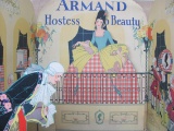 Vintage Cardboard Tri-Fold Advertising Display for Armand Beauty Products – 30 1/2” tall