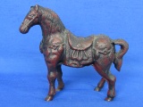 Cast Iron Horse Bank – 5 1/4” long – 4 5/8” tall