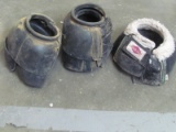 Set of Medium Bell Boots & 1 Bell Boot of different brand (see photo)