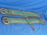 Lot of 2 Green and Black Cinches