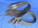 Lot of 2 Leather Girths – 1 is an Ovation 42”