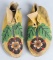 NATIVE AMERICAN BEADED LEATHER MOCCASINS, VINTAGE