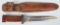 WWI 1914 PATTON SABER KNIFE - IDENTIFIED