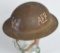 WWI US ARMY BRITISH MADE 2ND DIV. ENGINEERS HELMET