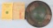 WWI U.S. ARMY RESERVE MALLET CAMO HELMET & BOOKS