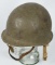 WWII US ID FIXED BALE FRONT SEAM OFFICER M1 HELMET