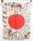 WWII JAPANESE BLOOD STAINED FLAG - US 37TH DIV.