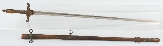 CIVIL WAR ERA M 1840 MEDICAL STAFF SWORD