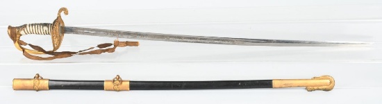 SPANISH AMERICAN WAR US NAVY MODEL 1852 SWORD