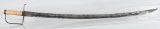 18th CENTURY CAVALRY SWORD etched 