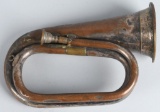 WWI BRITISH BUGLE WITH PRESENTATION