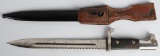 WWI GERMAN K98 SAWBACK BAYONET SCABBARD & FROG