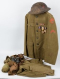 WWI 128TH F.A. BATTERY E 35TH DIVISION UNIFORM