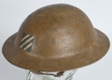 WWI U.S. ARMY 3RD DIVISION HELMET