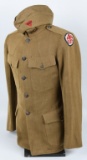 WWI U.S. YMCA TUNIC - WORKER ASSIGNED TO SOS