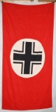 WWII NAZI GERMAN VEHICLE IDENTIFICATION FLAG
