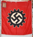 WWII NAZI GERMAN DAF COBURG TOWN FLAG