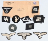 WWII NAZI GERMAN INSIGNIA LOT DACHAU GI BRING BACK