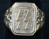 WWII NAZI GERMAN SS RING