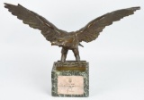 NAZI NSKK BRONZE EAGLE AWARD STATUE