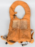 WWII PERSONALIZED & IDED TYPE B-3 LIFE PRESERVER