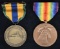 WWI MEXICAN CAMPAIGN NAVY MEDAL NO.& VICTORY MEDAL