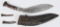 19TH CENTURY NEPALESE KUKRI KNIFE WITH SIDE KNIVES