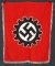 WWII NAZI GERMAN DAF FLAG WITH FRINGE