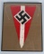 WWII NAZI GERMAN HITLER YOUTH HJ RALLY PENNANT