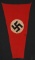WWII NAZI GERMAN NSDAP TRIANGULAR BANNER FLAG
