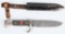 WWII NAZI GERMAN HITLER YOUT HJ KNIFE AND SCABBARD
