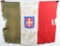 WWII CAPTURED ITALIAN FLAG SIGNED BY US SOLDIERS