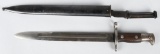 US SPAN AM M1892 KRAG -JORGENSEN BAYONET &SCABBARD