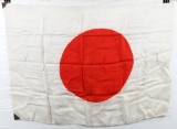 WWII JAPANESE SILK FLAG