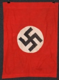 WWII NAZI GERMAN DOUBLE SIDED PODIUM BANNER