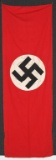 WWII NAZI GERMAN BANNER FLAG SIGNED BY US GIs