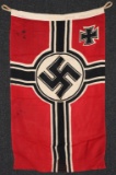 WWII NAZI GERMAN REICHS KRIEGS FLAG 50CM X 85CM