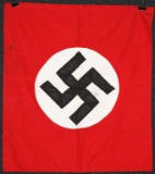 WWII NAZI GERMAN PARTY PODIUM FLAG
