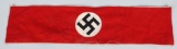 WWII NAZI GERMAN ARMBAND WITH U.S. GI INSCRIPTIONS
