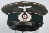 WWII NAZI GERMAN ARMY INFANTRY NCO VISOR CAP