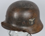 WWII NAZI GERMAN RAD DOUBLE DECAL M 35 HELMET