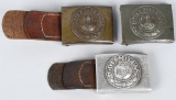 WWII NAZI GERMAN ARMY ENLISTED MAN BELT BUCKLE LOT