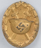 WWII NAZI GERMAN GOLD WOUND BADGE